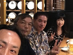 Woody夢色音楽祭 Vol.7『まなつの陣』打ち上げにはご来場のODA9さんも参加。2018・8